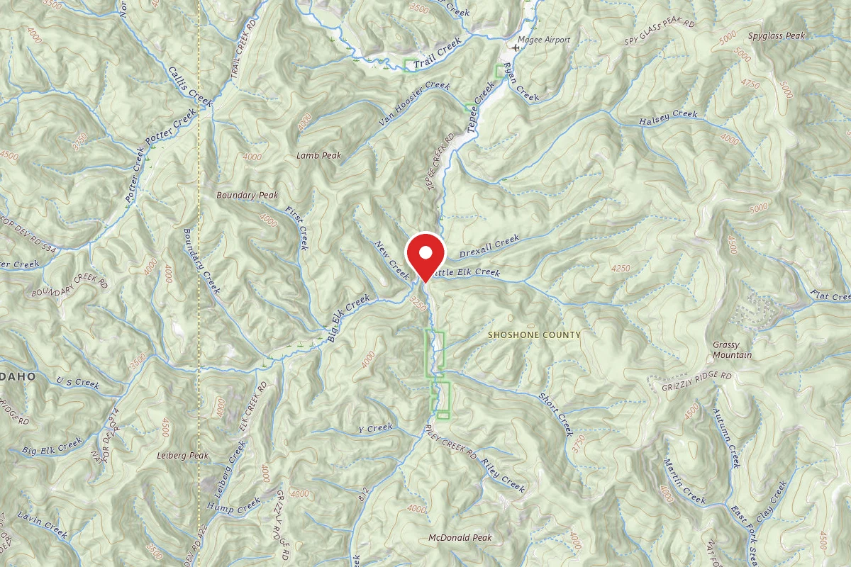 Idaho Panhandle Dispersed Campsite RD 812 MM 5.4