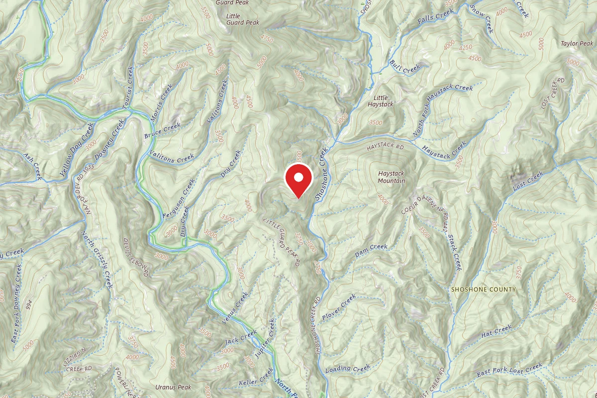 Idaho Panhandle Dispersed Campsite RD 1504 SIE 1