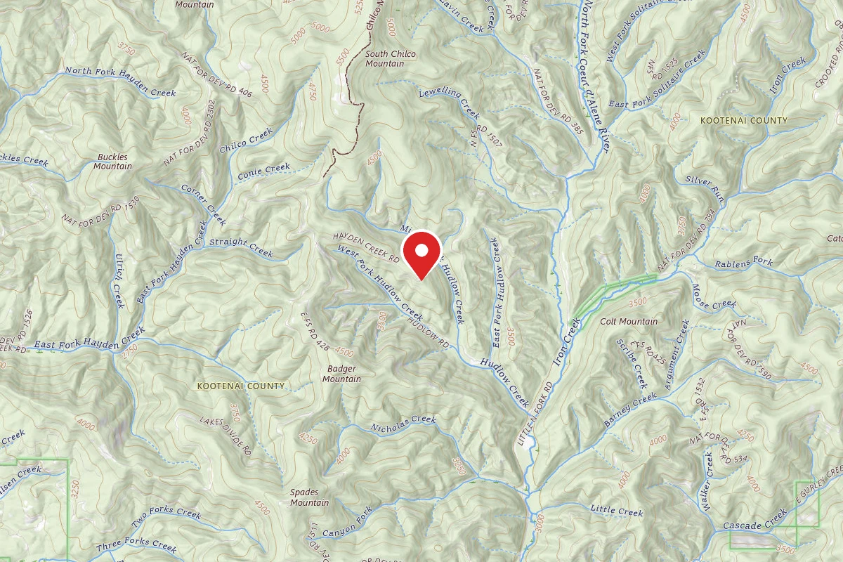 Idaho Panhandle Dispersed Campsite RD 437 SITE 26A