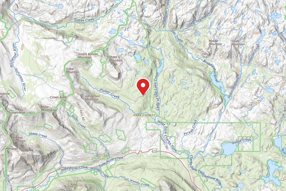 Custer Gallatin Dispersed Campsite GOOSE-001