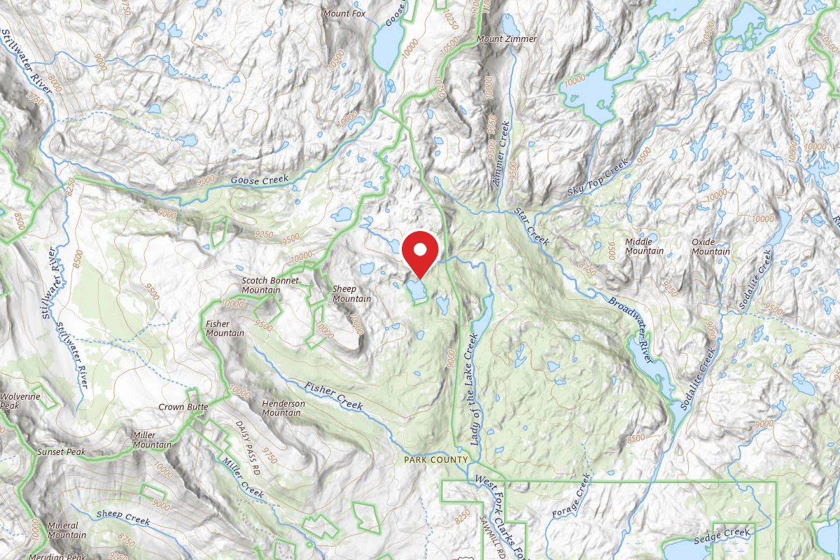 Custer Gallatin Dispersed Campsite ROUND LAKE-007