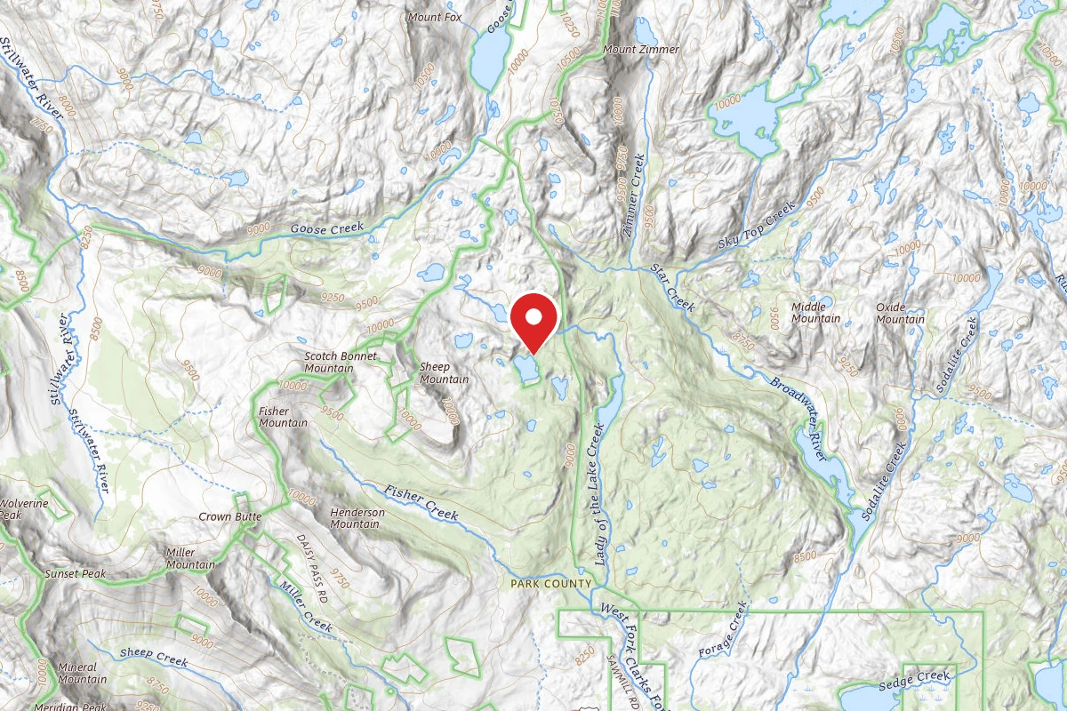 Custer Gallatin Dispersed Campsite ROUND LAKE-008