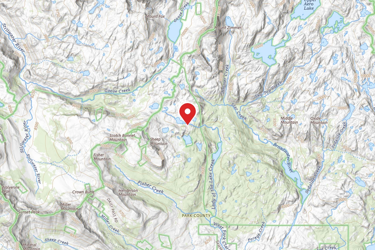 Custer Gallatin Dispersed Campsite LONG LAKE-001