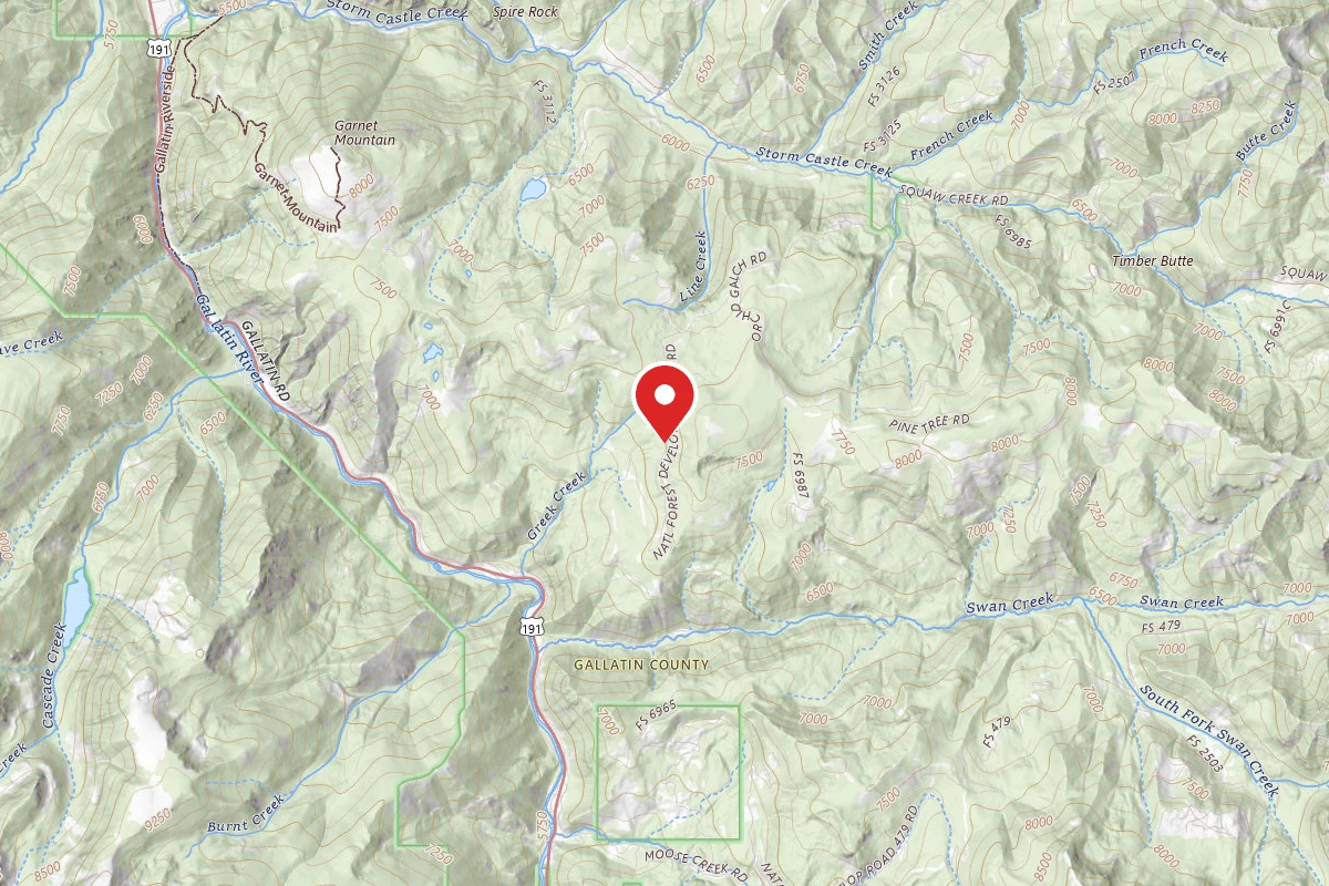 Custer Gallatin Dispersed Campsite FR3108-07