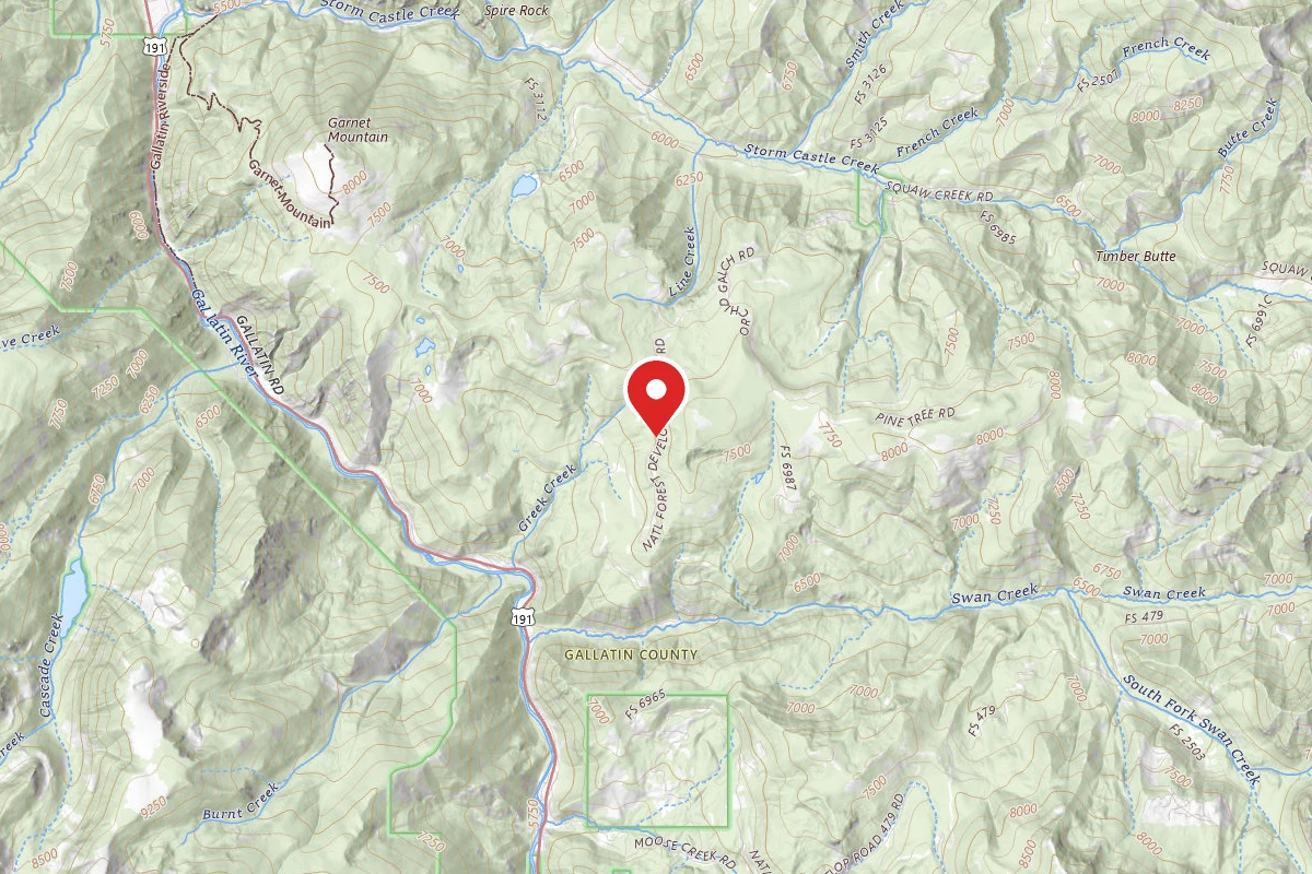 Custer Gallatin Dispersed Campsite FR3108-08