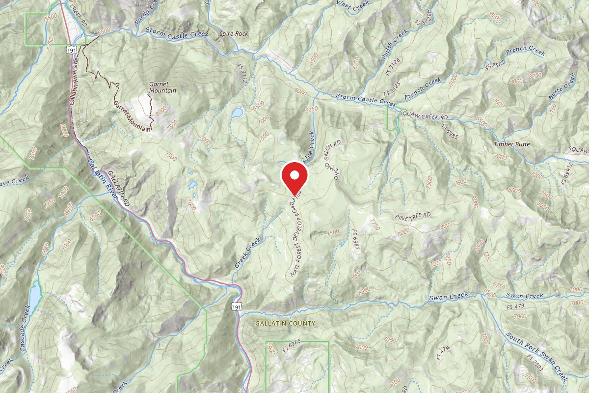 Custer Gallatin Dispersed Campsite FR3108-10