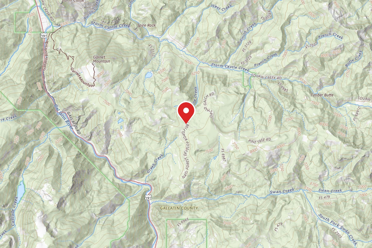 Custer Gallatin Dispersed Campsite FR3108-11