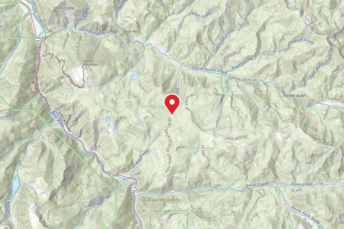 Custer Gallatin Dispersed Campsite FR3108-12