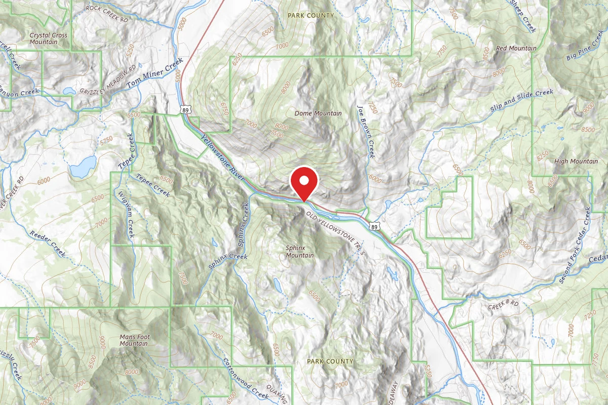Custer Gallatin Dispersed Campsite OLD YELLOWSTONW TRAIL-001D
