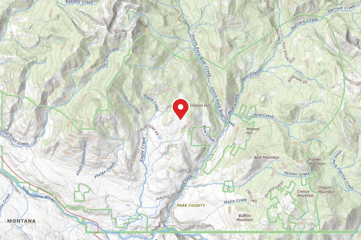 Custer Gallatin Dispersed Campsite POLE CREEK ROAD-002