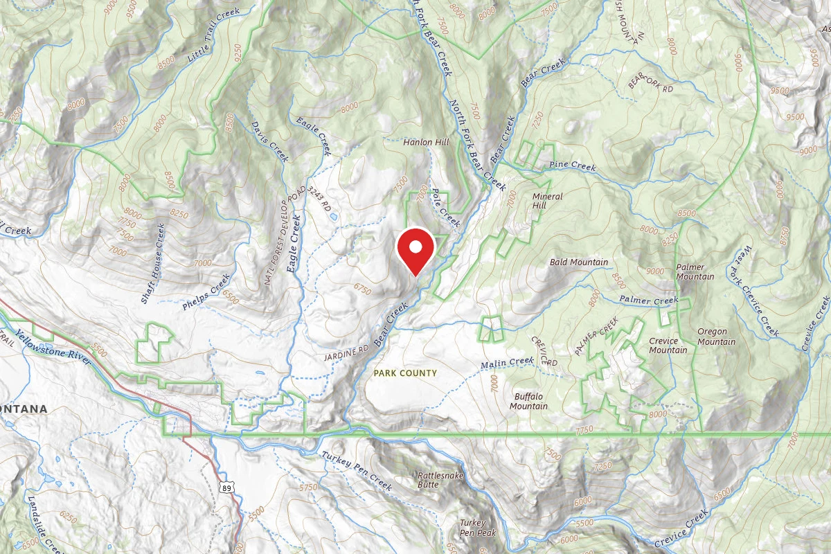Custer Gallatin Dispersed Campsite JARDINE ROAD-002