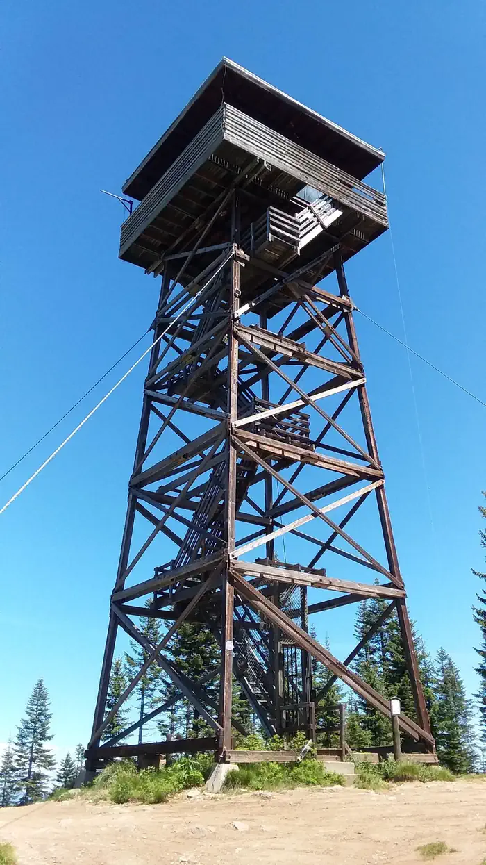 Lookout Butte Lookout — View of Lookout Butte from below.