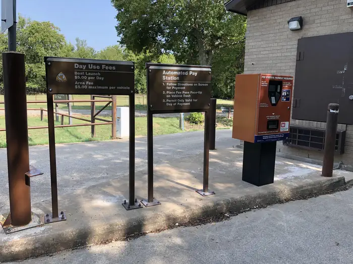 Mustang — Pay Station at Front Entrance