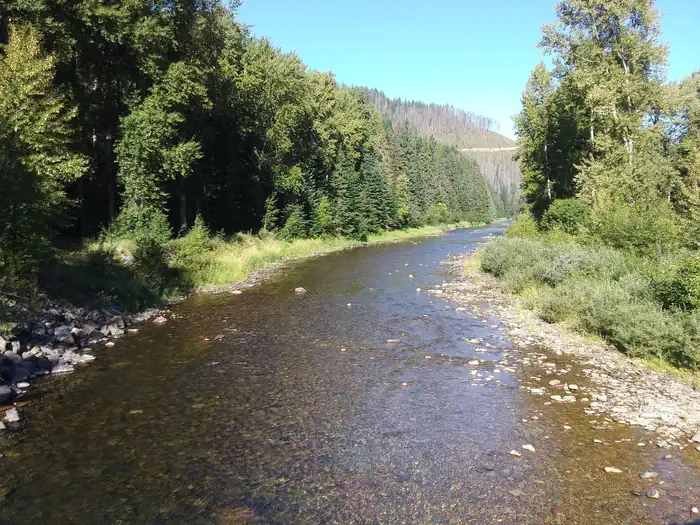 Big Hank — Coeur d’Alene River at Big Hank Campground