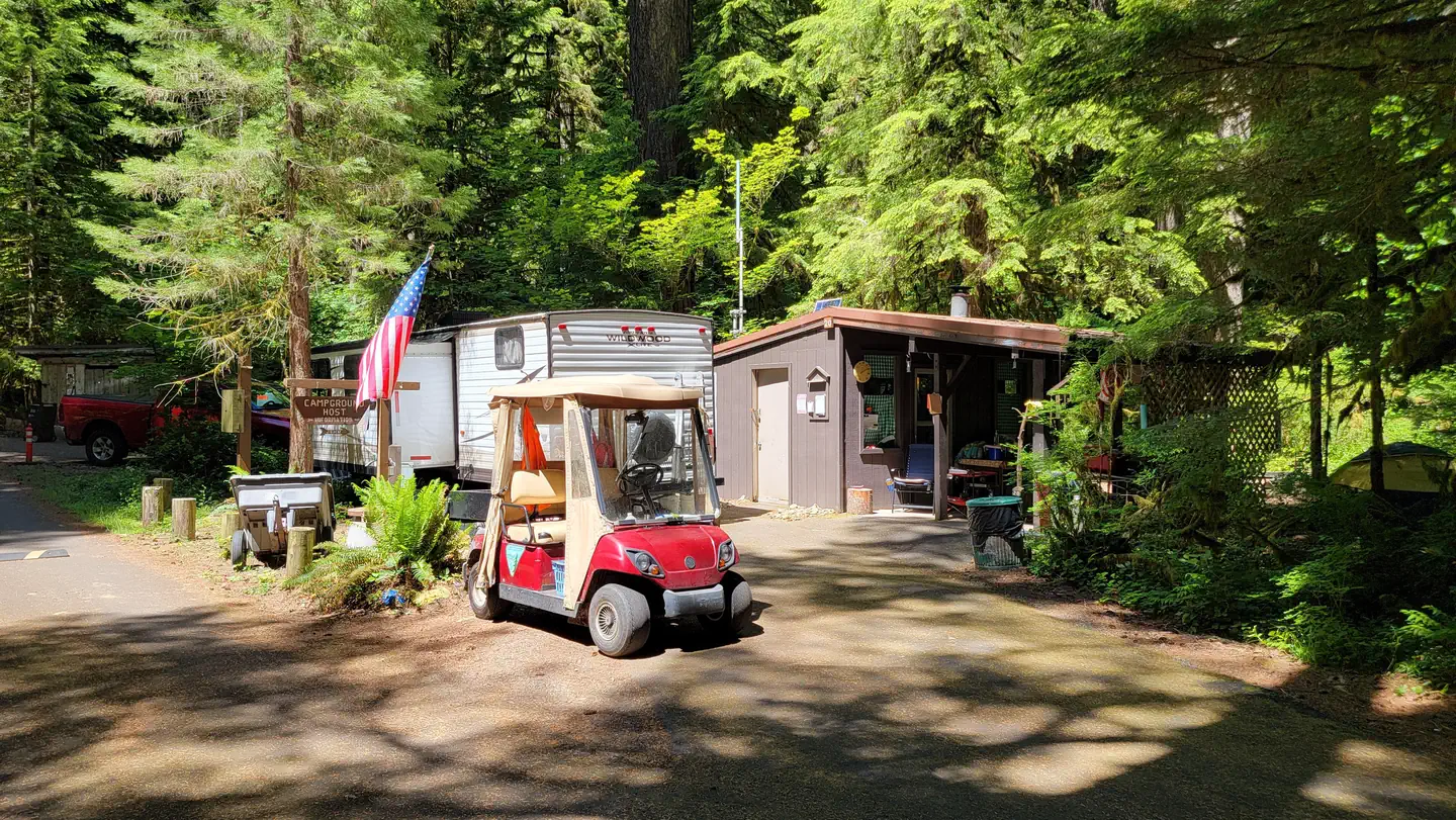 Yellowbottom Recreation Site — camp host site in Yellowbottom Campground