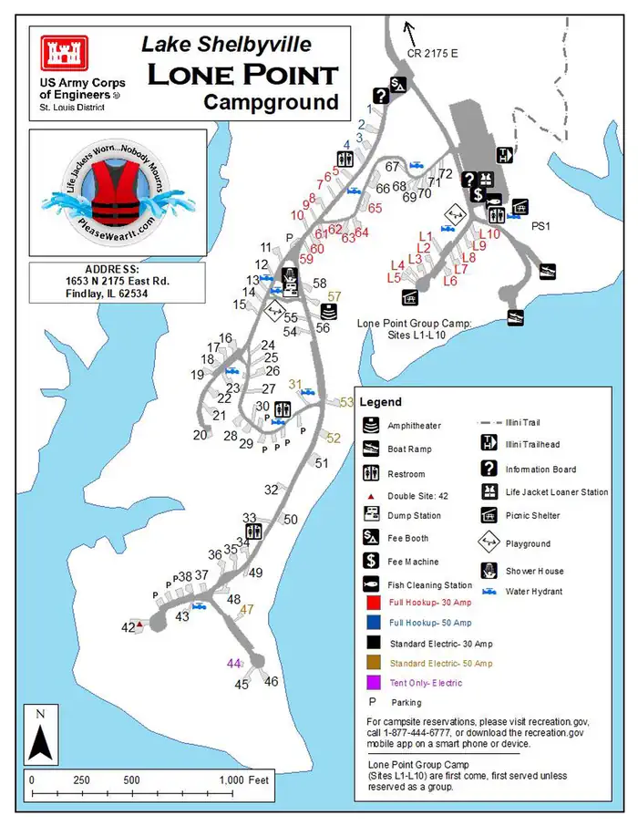 Lone Point — Lone Point Campground Map2025