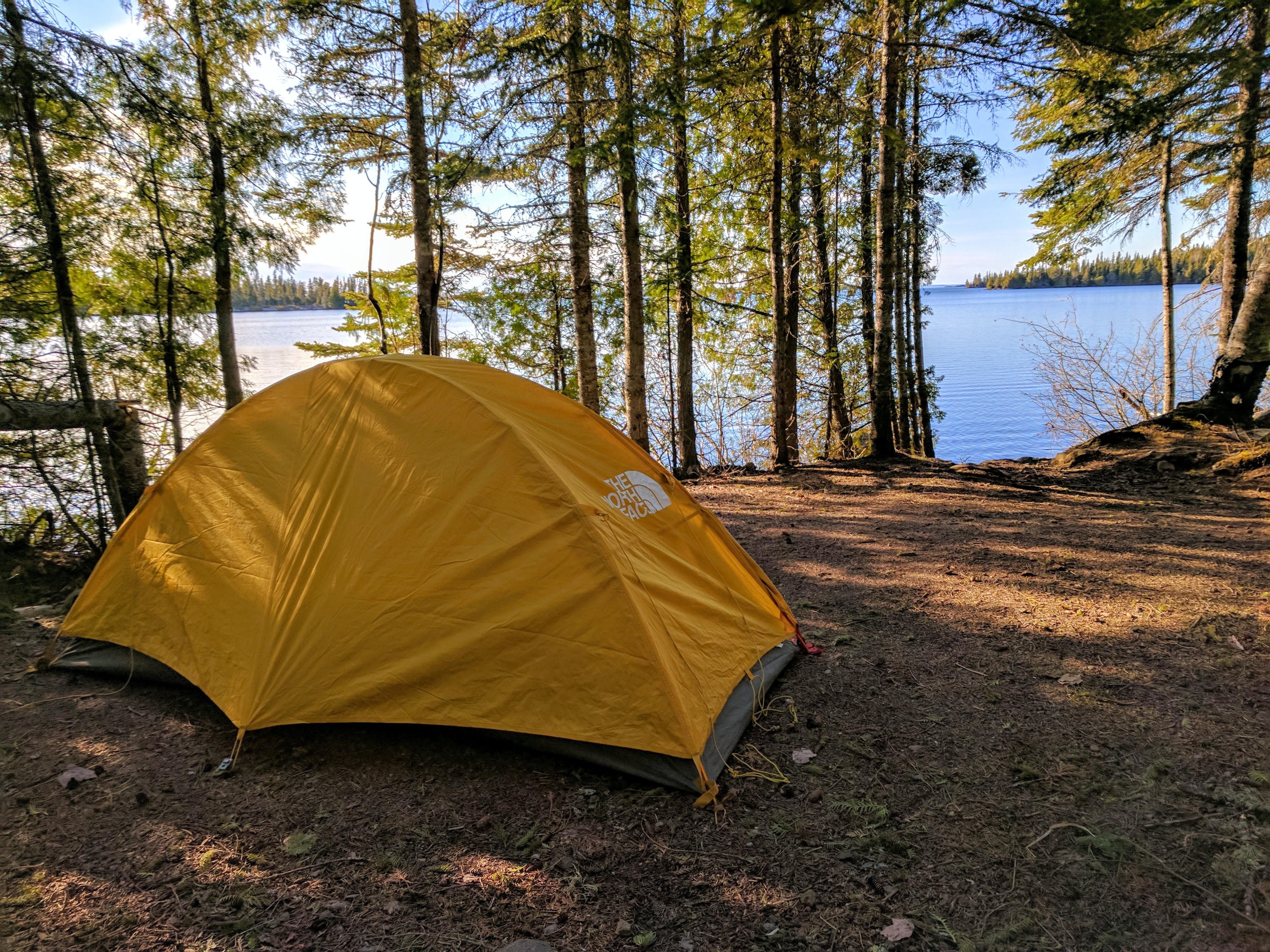 Lane Cove Campground — Lane Cove Campground on the edge of Lake Superior