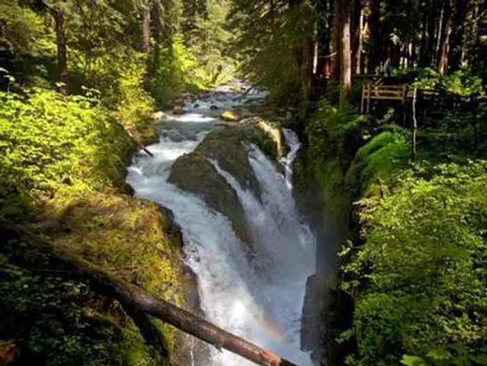 Sol Duc Hot Springs Resort Campground — Falls near Sol Duc