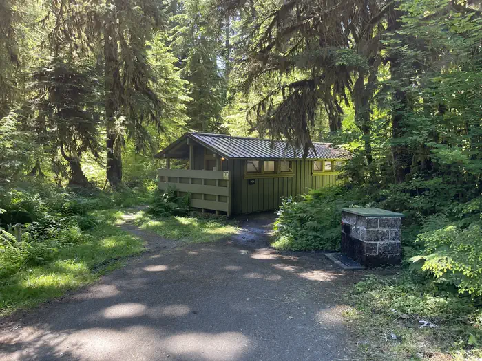 Sol Duc Hot Springs Resort Campground — Loop A south bathrooms and water filling station