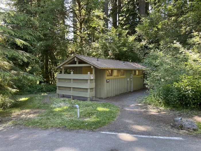 Sol Duc Hot Springs Resort Campground — Loop A north bathroom