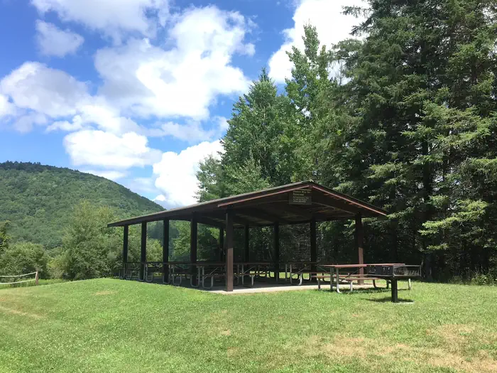 North Hartland Lake Beach (Vt) — Small Shelter