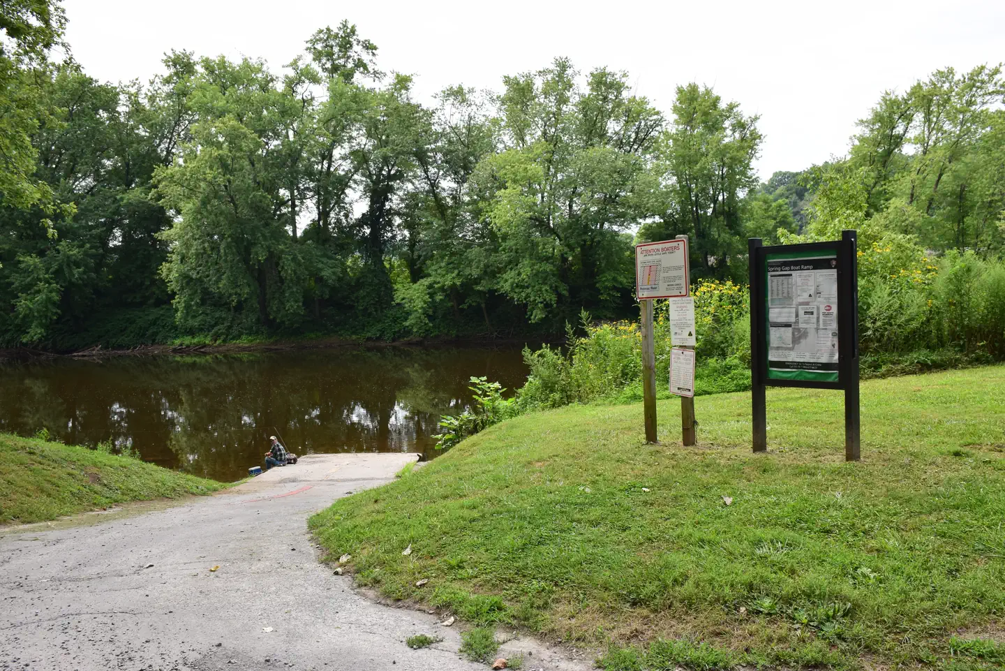 Spring Gap Campground — Boat Ramp at Spring Gap
