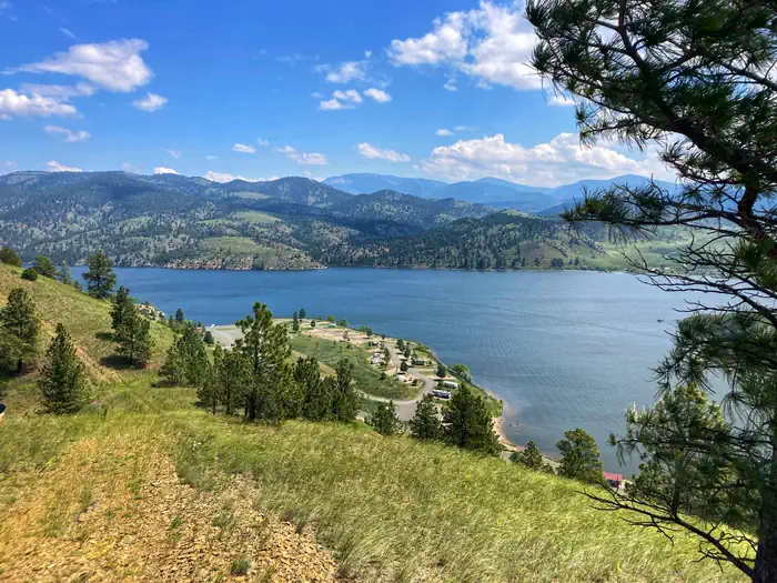 White Sandy Campground — Overlooking White Sandy Recreation Site