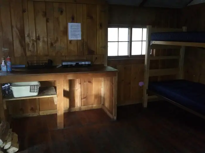 Douglas Creek Cabin — Kitchen counter