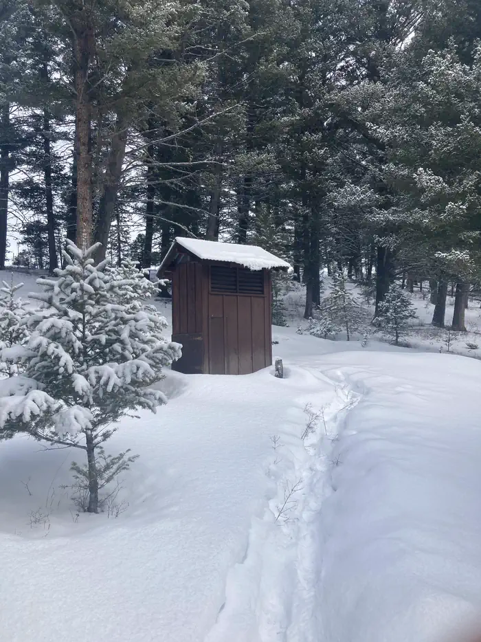 Douglas Creek Cabin — Outhouse