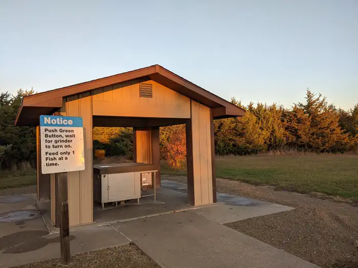 West Rolling Hills — Fish cleaning station at West Rolling Hills