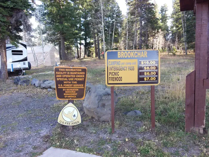 Brook Char Campground — BROOKCHAR Campground Information Kiosk
