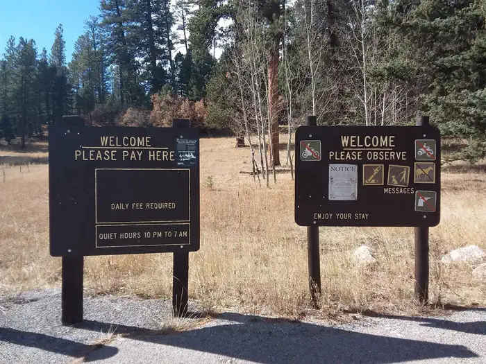 Clear Creek Campground (nm) — Information and Fee area