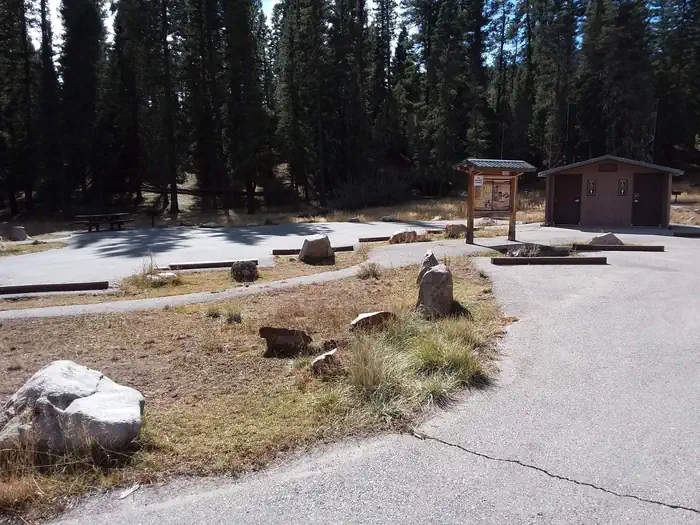 Clear Creek Campground (nm) — Picnic area parking.