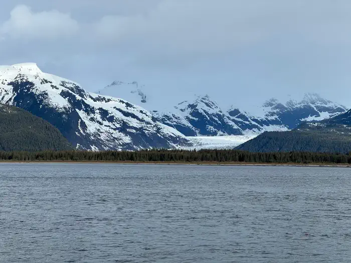 Taku Glacier Cabin — Grizzly Bar and Glacier from Cabin