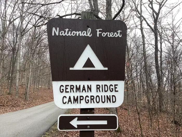 German Ridge Recreation Area — A photo of facility German Ridge Campground with No Amenities Shown