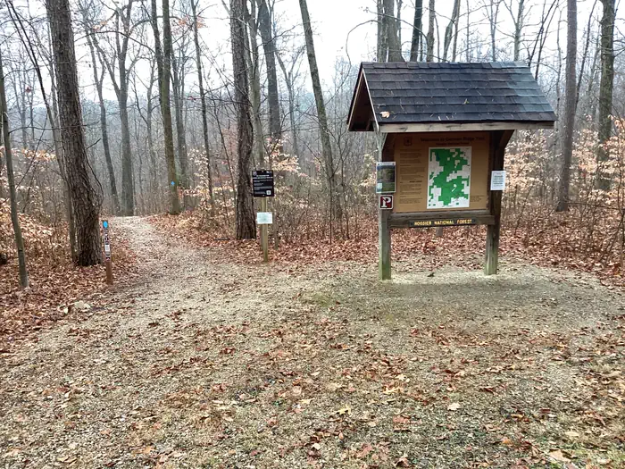 German Ridge Recreation Area — One trailhead for the German Ridge Trail located in the campground