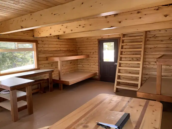 Ravens Roost Cabin — View of the bunks