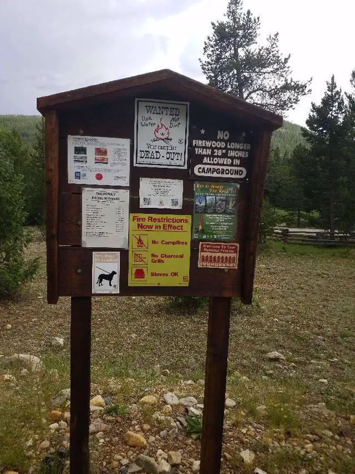 May Queen — May Queen Campground information kiosk 2