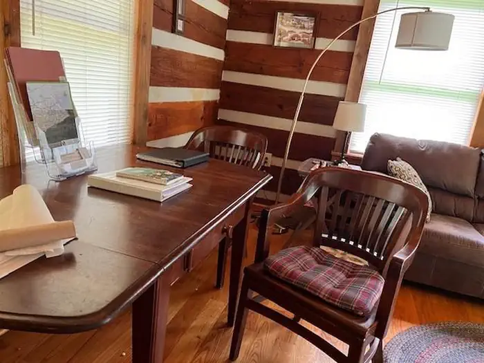 Stony Fork Campground — Desk Area in Living Room