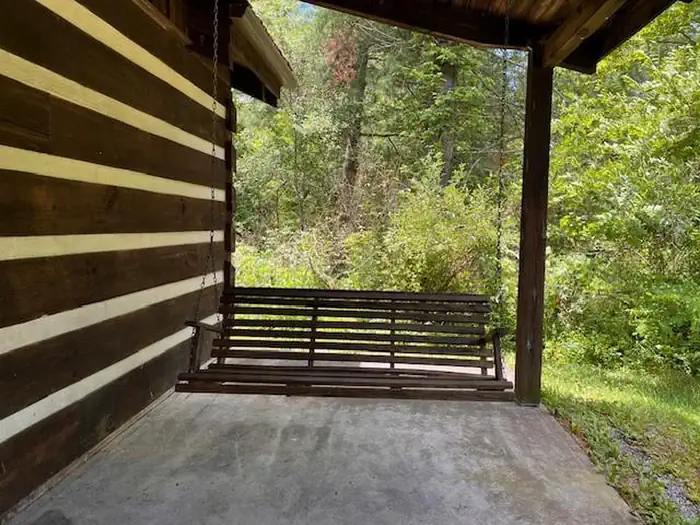 Stony Fork Campground — Swing on Front Porch