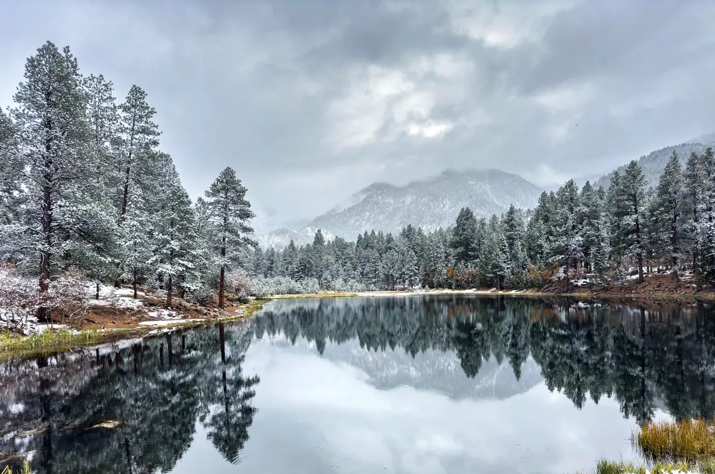 Pine Valley Guard Station β Winter at the reservoir