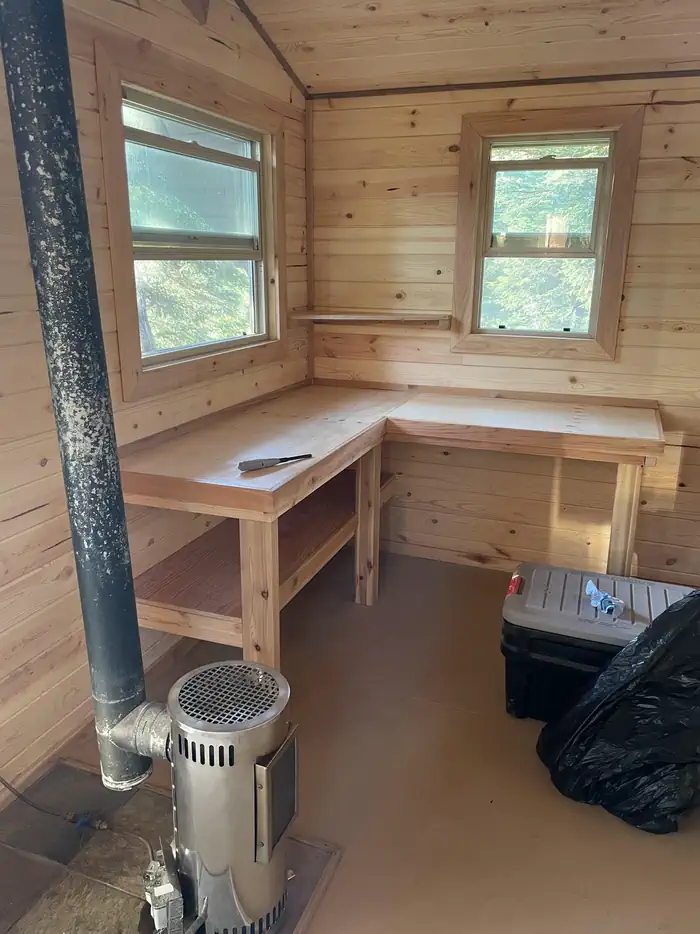Paulson Bay Cabin β Kerosene Stove and Countertop