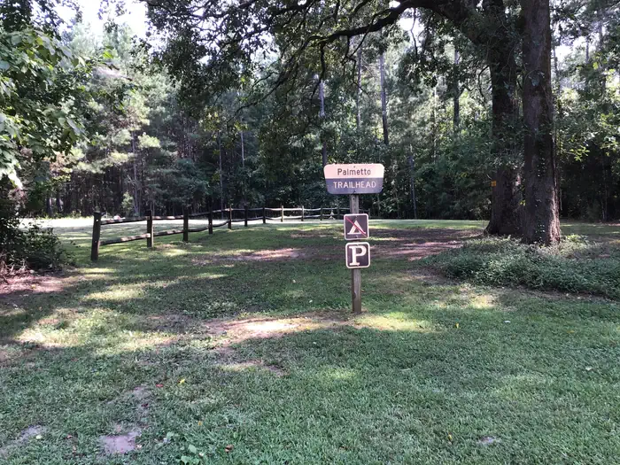 Sedalia Campground — Trailhead parking for the Enoree Passage of the Palmetto Trail at Sedalia Campground.