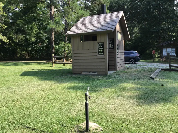 Sedalia Campground — A photo of facility Sedalia Campground (SC) with accessible vault toilet
