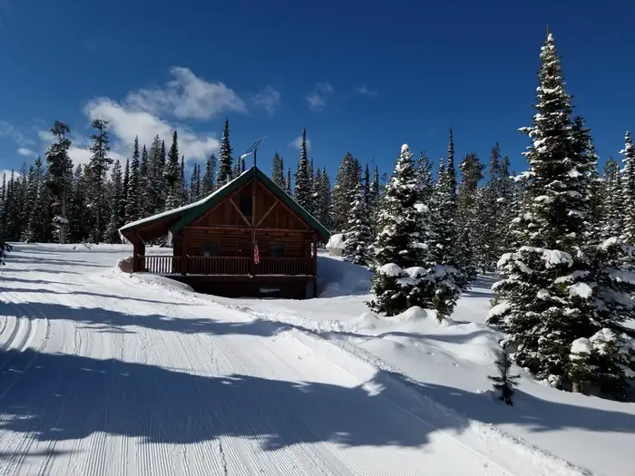 Gordon Reese Cabin — GORDON REESE CABIN in winter