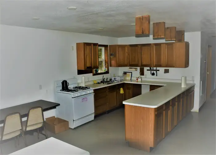 Polk Camp — Polk Camp Cabin Kitchen