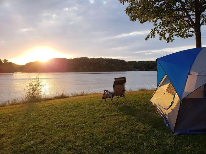 Sugar Bottom Campground — Tent campsite 103