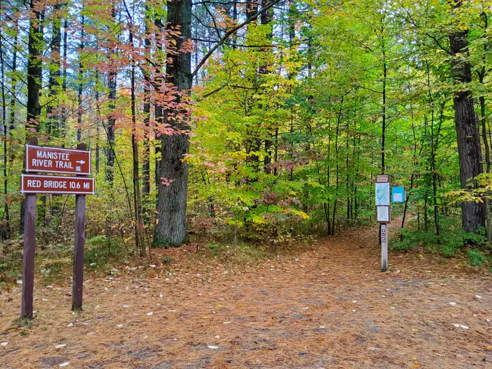 Seaton Creek Campground — Manistee River Trail