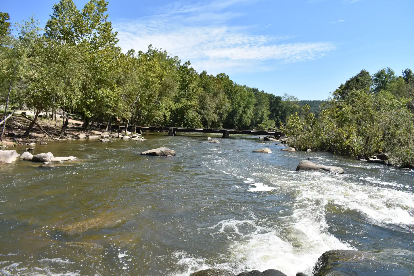 Silver Mines — St. Francis River Uptream From Footbridge