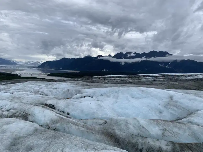 Childs Glacier Recreation Area — A view of the Million Dollar Bridge.